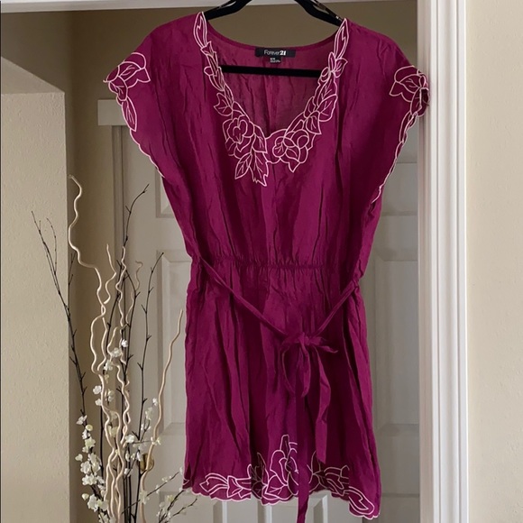 Forever 21 Blouse fuschia - Picture 2 of 5